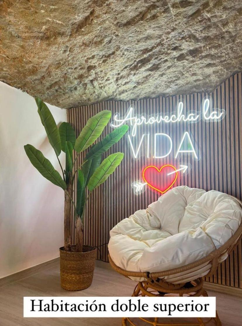 Cueva Luxe Las Calcetas Setenil De Las Bodegas Eksteriør billede